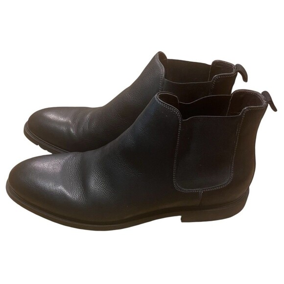 Flag Ltd. Dyer Chelsea Boot Black 13 M Slip On 834FL0022 Leather Made In Brazil